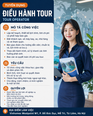 Tuyển Dụng Điều Hành Tour - ATOZ TOUR