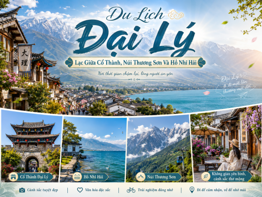 Du Lịch Đại Lý - Cổ Thành, Núi Thương Sơn - ATOZ TOUR