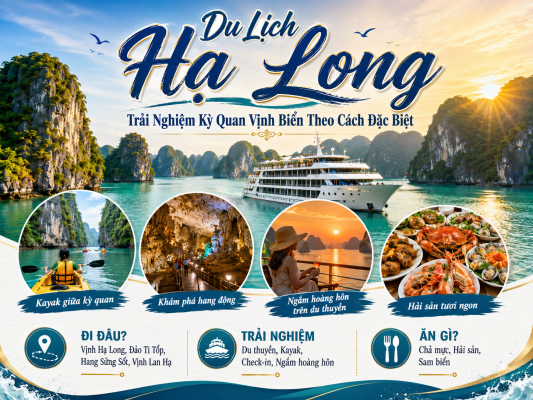 Du Lịch Hạ Long Trải Nghiệm Kỳ Quan Vịnh Biển - ATOZ TOUR