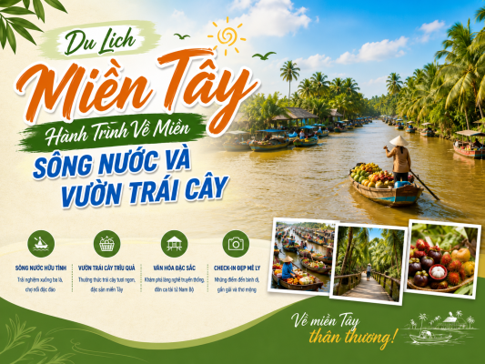 Du Lịch Miền Tây - Hành Trình Sông Nước Và Vườn Trái Cây - ATOZ TOUR