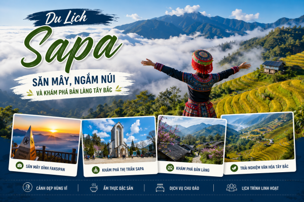 Du Lịch Sapa Săn Mây, Ngắm Núi Hùng Vĩ - ATOZ TOUR