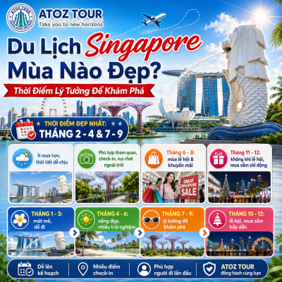 Du Lịch Singapore Mùa Nào Đẹp? - ATOZ TOUR