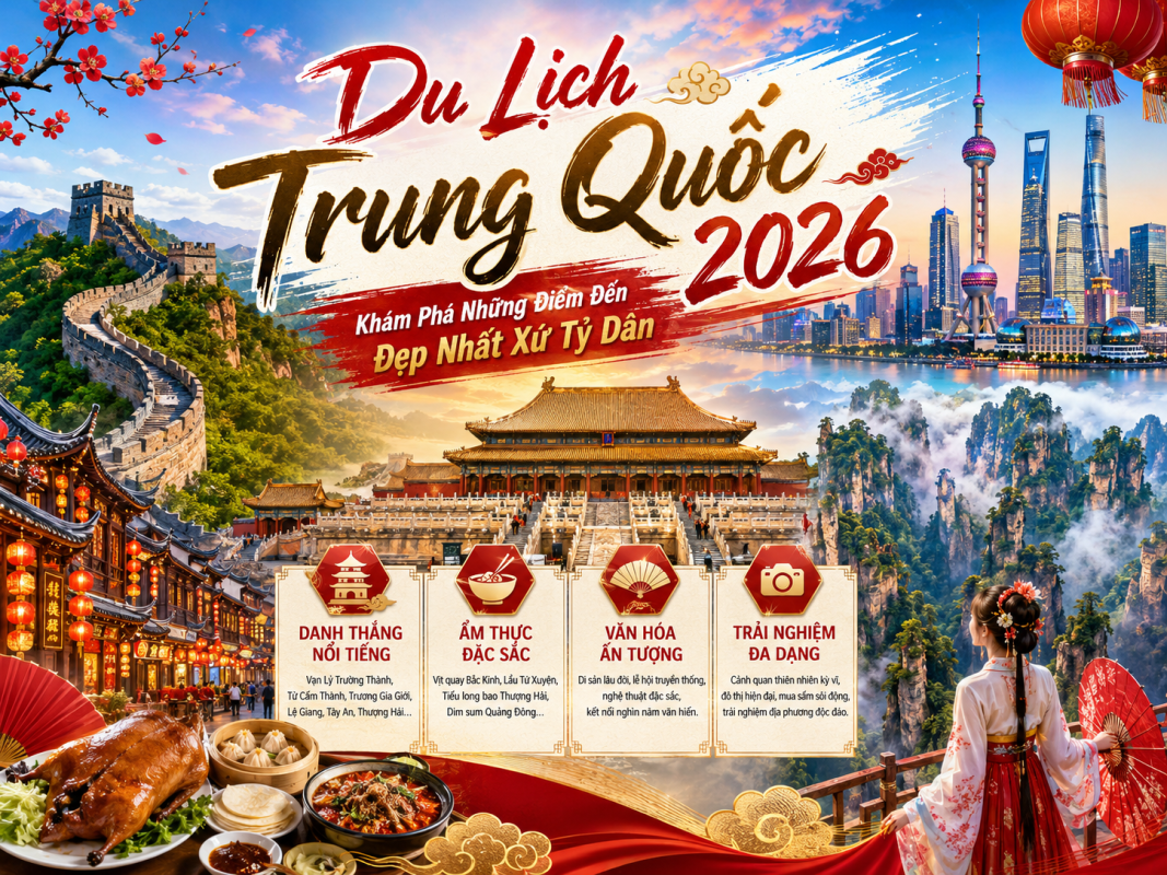 Du Lịch Trung Quốc 2026 - ATOZ TOUR