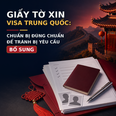 Giấy Tờ Xin Visa Trung Quốc - ATOZ TOUR