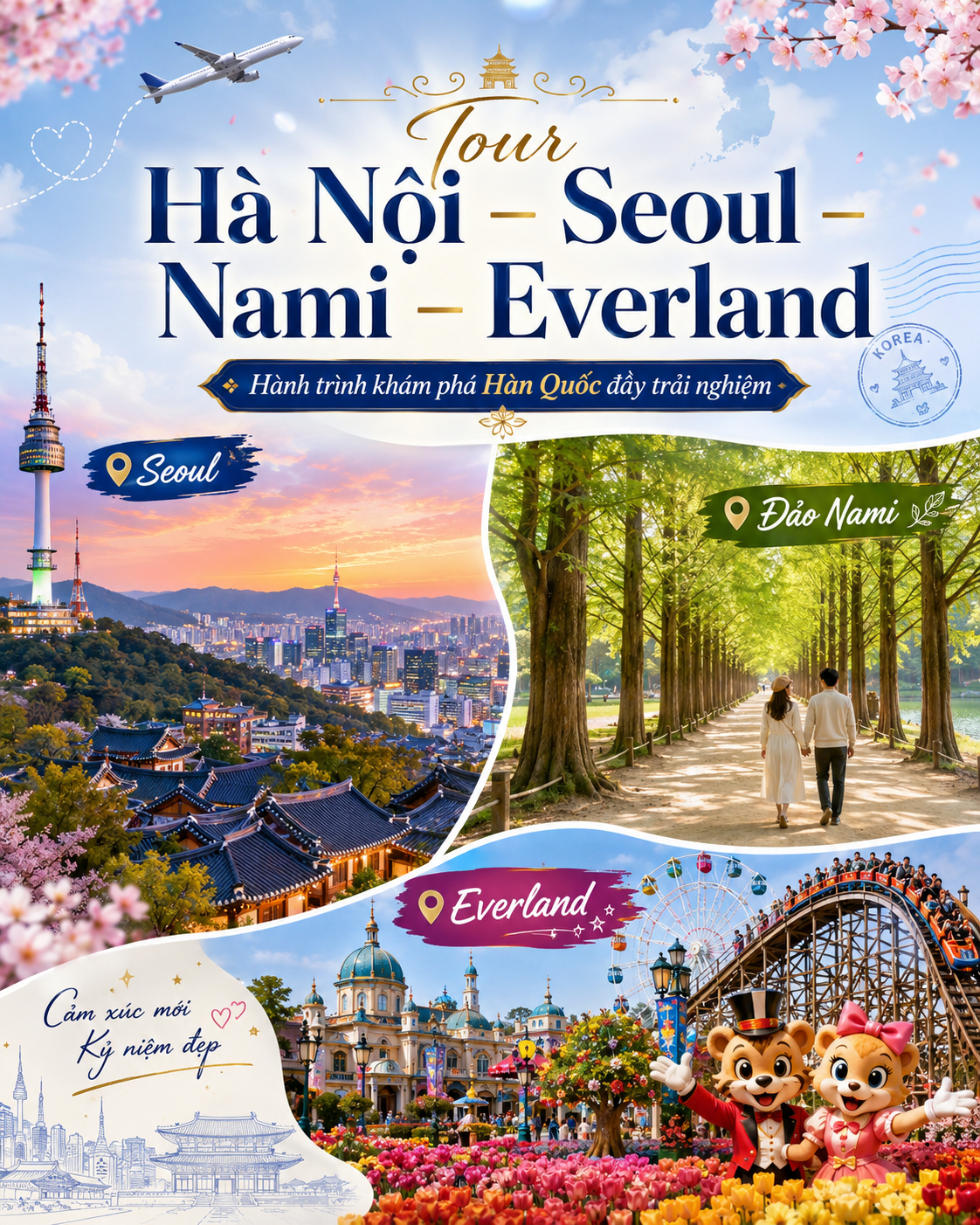 Tour Seoul - Nami– Everland | ATOZ TOUR