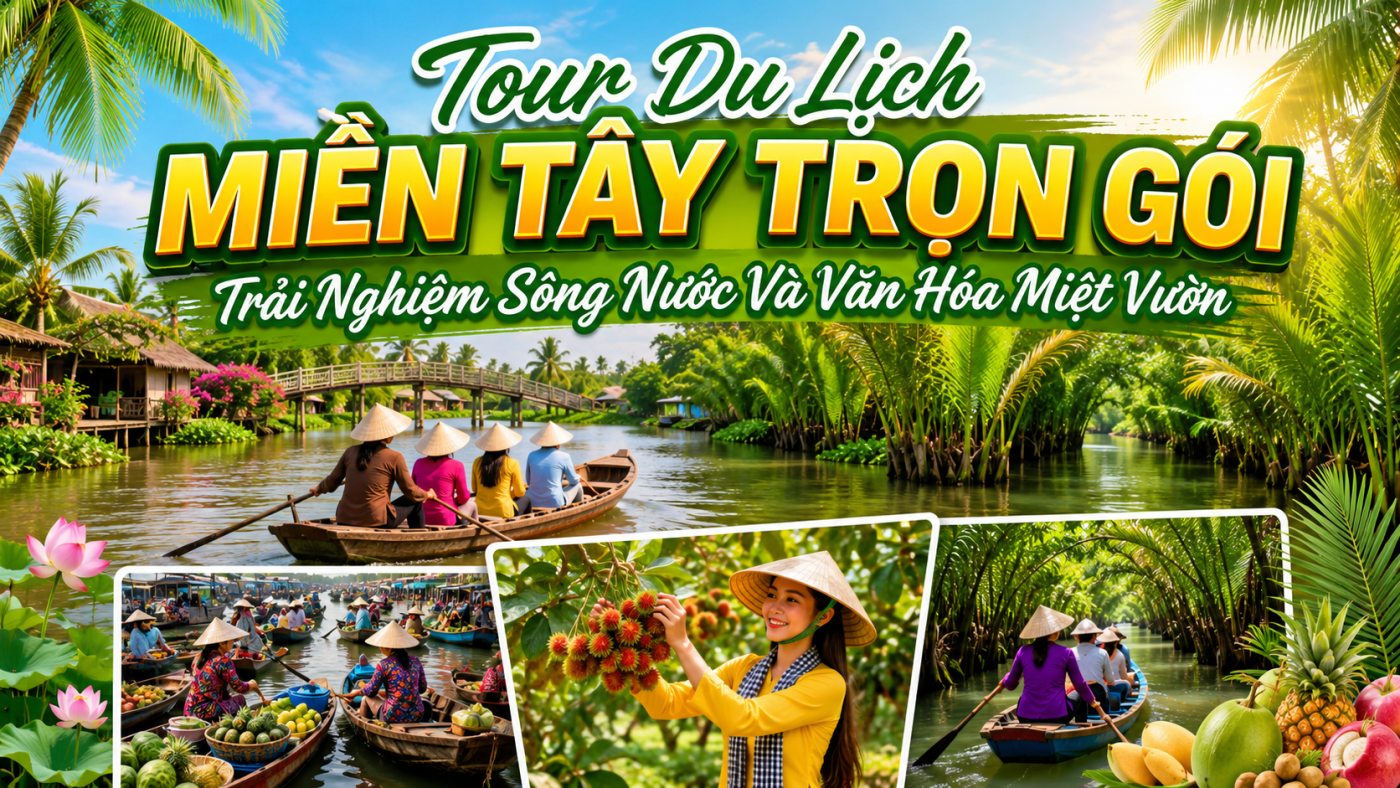 Tour Du Lịch Miền Tây Trọn Gói Trải Nghiệm Sông Nước - ATOZ TOUR