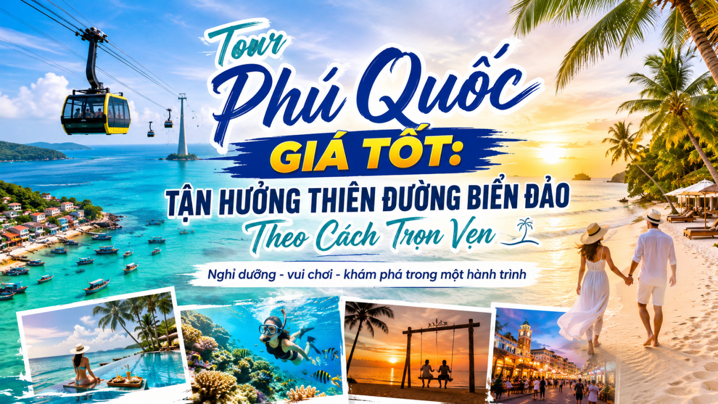 Tour Phú Quốc Giá Tốt Tận Hưởng Thiên Đường Biển Đảo - ATOZ TOUR