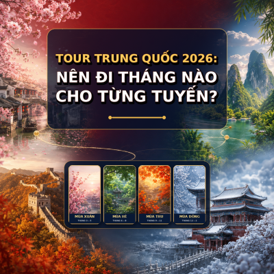 Tour Trung Quốc 2026: Nên Đi Tháng Nào Cho Hợp Lý? - ATOZ TOUR